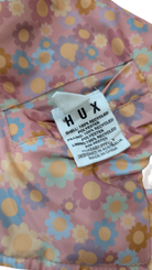 HUXBABY Puffer Jacket, Pink, mauve and brown, 1