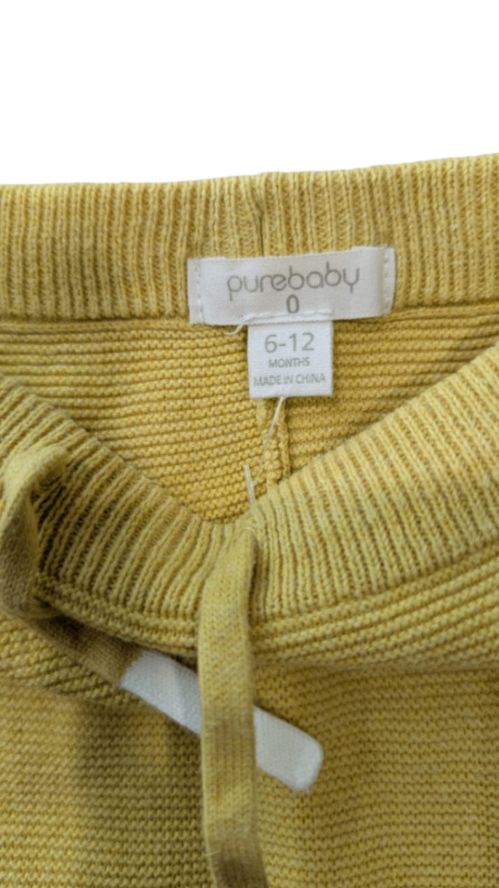 Purebaby Pants, Mustard yellow, 0