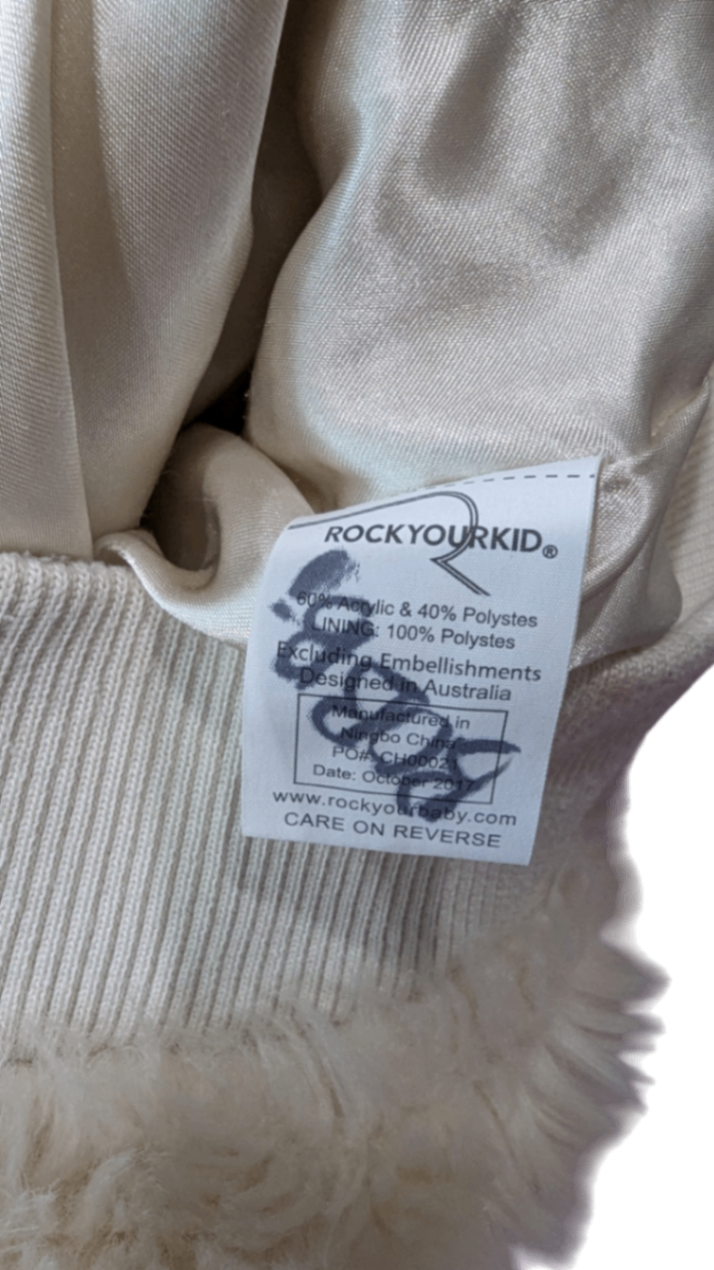 Rock Your Kid Jacket, Cream, 5