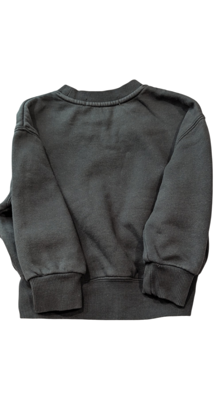 Ena Pelly Jumper, Dark charcoal grey, 2