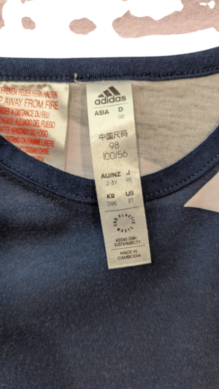 Adidas x Marimekko Dress, Navy and lilac, 2-3