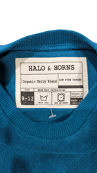 Halo & Horns Jumper, Teal, 0