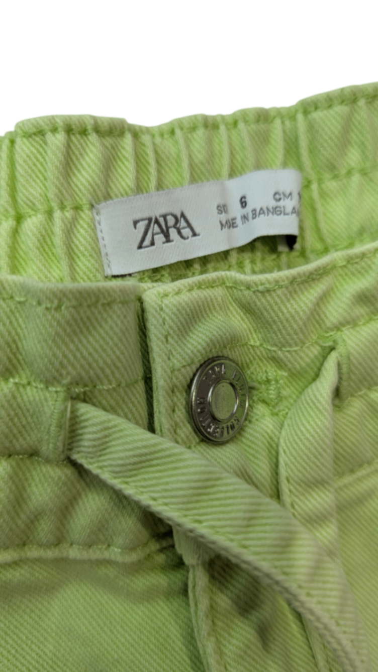 Zara Shorts, Light Green, 6