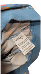 Rock Your Kid Pants, Blue with multicolour floral print, 6