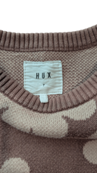 HUX Jumper, Mauve and cream, 7