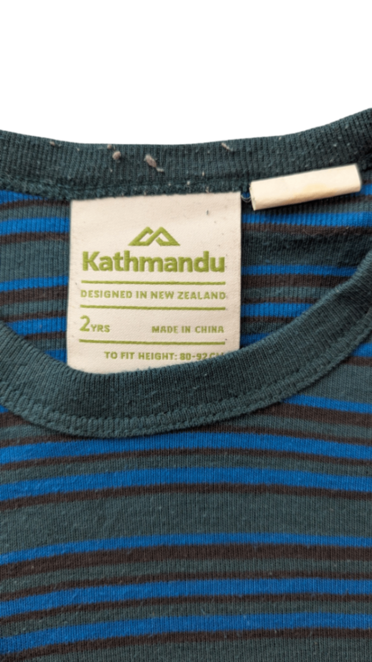 Kathmandu Thermal Set, Dark Green and Blue, 2