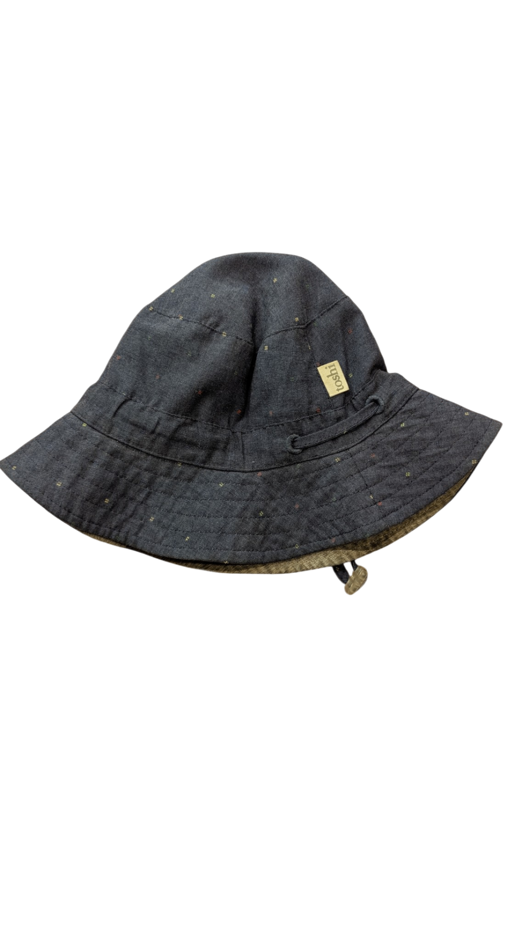 Toshi Hat, Navy blue with multicolour flecks, S