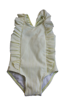 Seed Swimsuit, White and pale yellow, 0