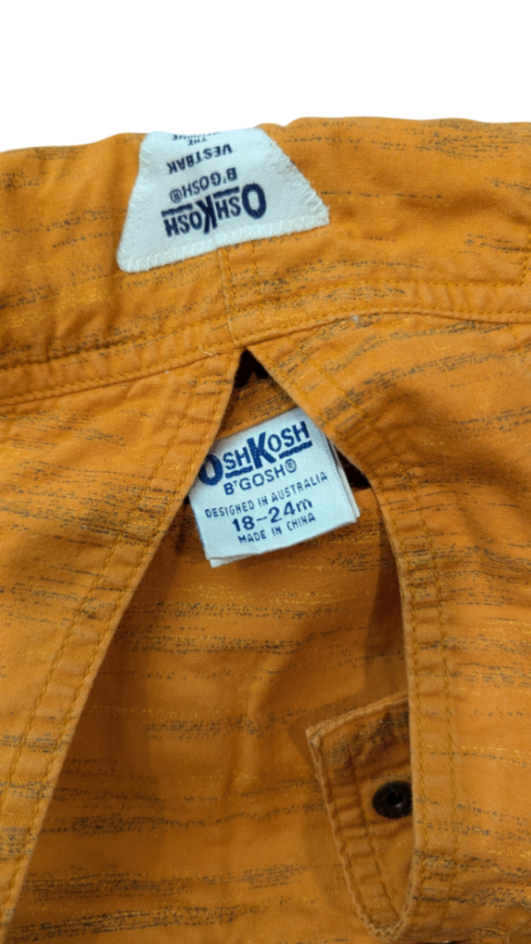OshKosh B'gosh Overalls, Orange, 18-24m