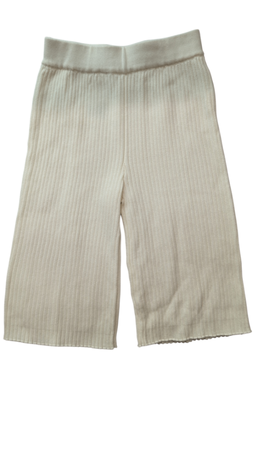 Seed Heritage Knit Leggings, Cream, 12-18 months
