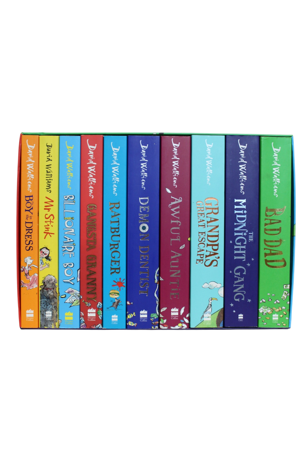 David Walliams - The Terrible Ten! Mega-Masive Box Set Book Set, Multicolour, 10 books