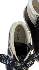 Ciao Shoes, Black and White, US 4/EUR 35