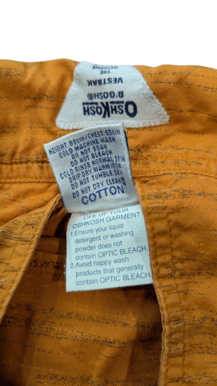 OshKosh B'gosh Overalls, Orange, 18-24m