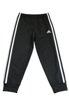 Adidas Trackpants, Black with white stripes, 5