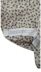 Zara T-Shirt, Cream and black, 9