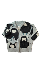 HUX Cardigan, Grey, 2