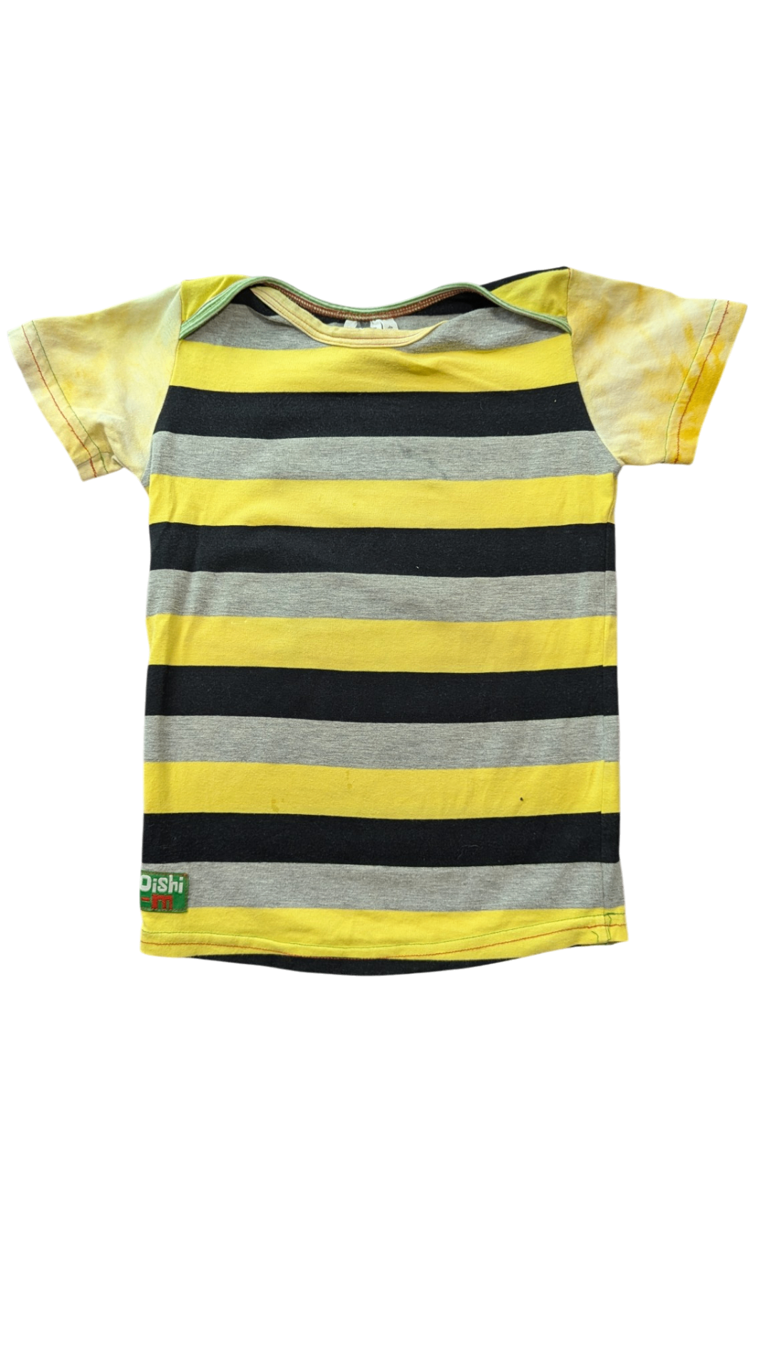 Oishi-m T-Shirt, Yellow, black and grey, 4-5 years