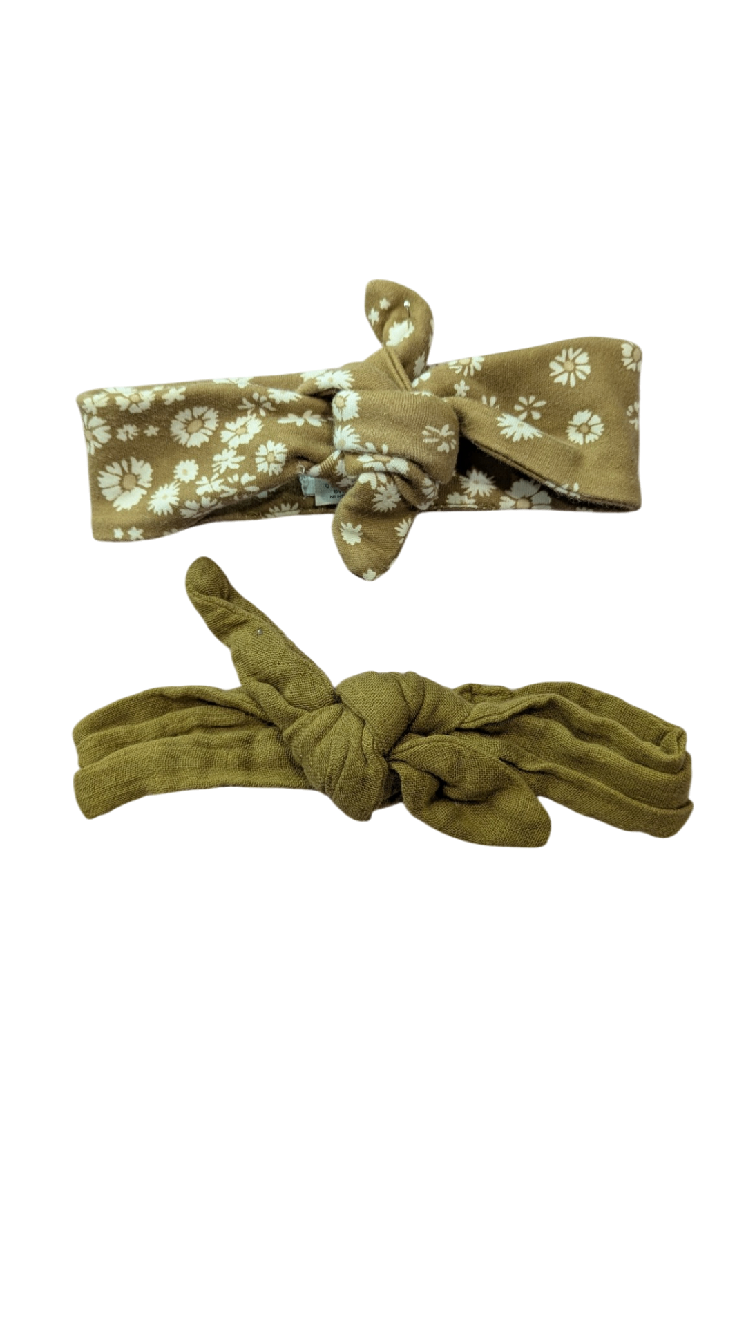 Jamie Kay Headband 2 Pack, Mustard and Olive Green, One size