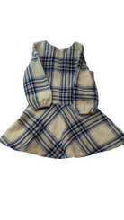 Ollie's Place Dress, Beige and Blue, 2