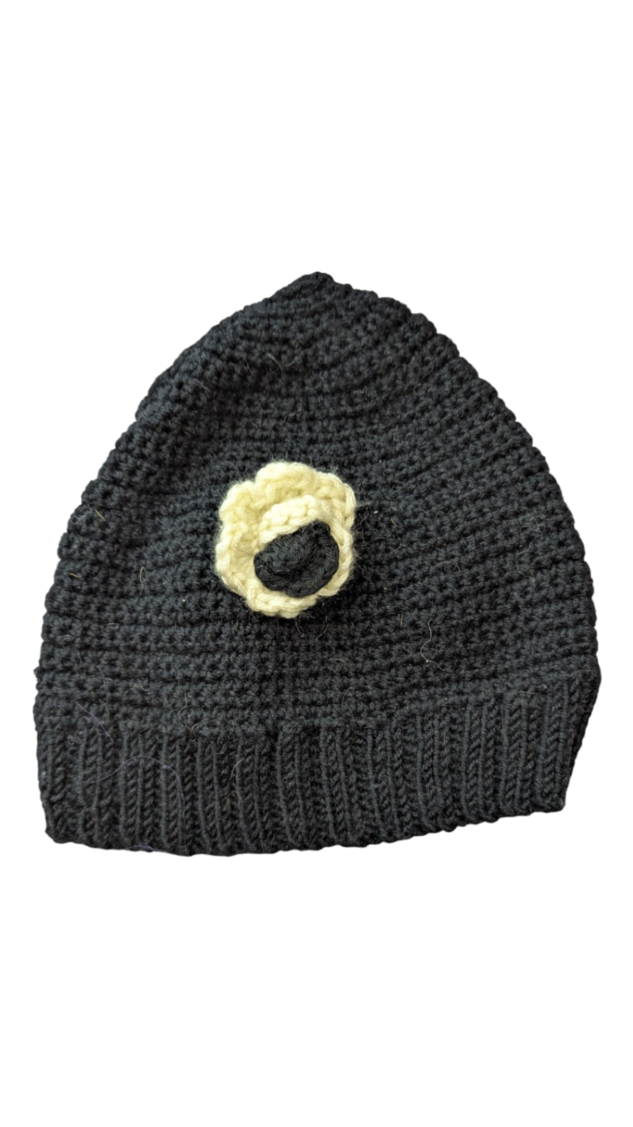 Handknit Hat, Grey,
