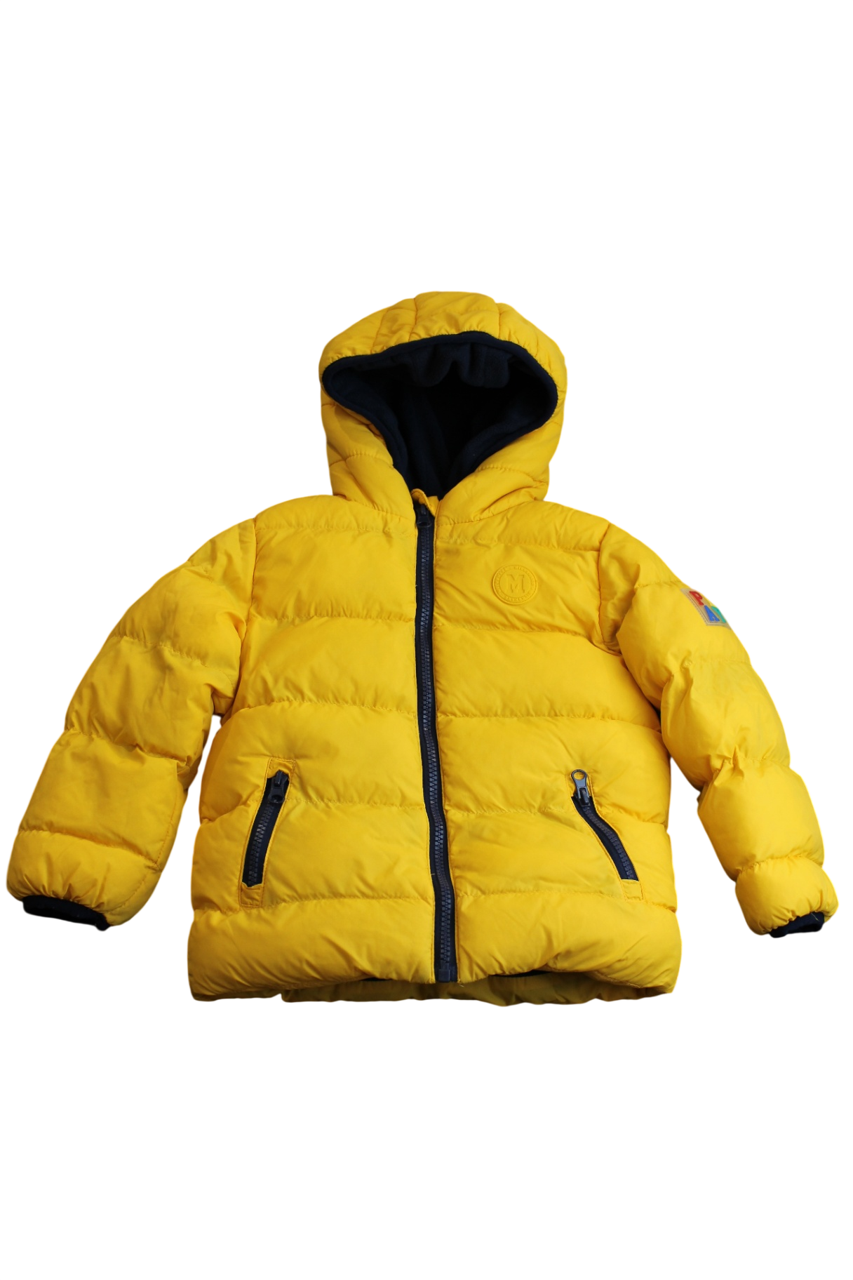Milkshake Puffer Jacket, Yellow, 4