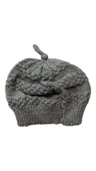 Handknit Hat, Grey, OSFA