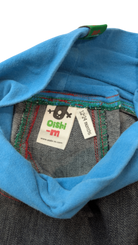 Oishi-m Pants, Blue and Grey, 12-24 months