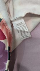Ollie's Place Dress, Cream with pink, purple, orange and green floral print, 2