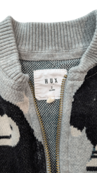 HUX Cardigan, Grey, 2