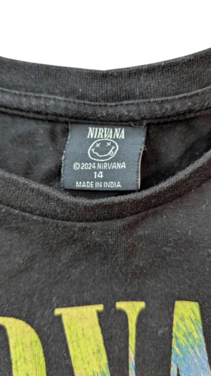 Nirvana T-Shirt, Black, 14