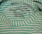 Merino Kids Sleeping Bag, Mint and white stripe, 0-24m