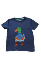Mini Boden T-Shirt, Navy, 4-5