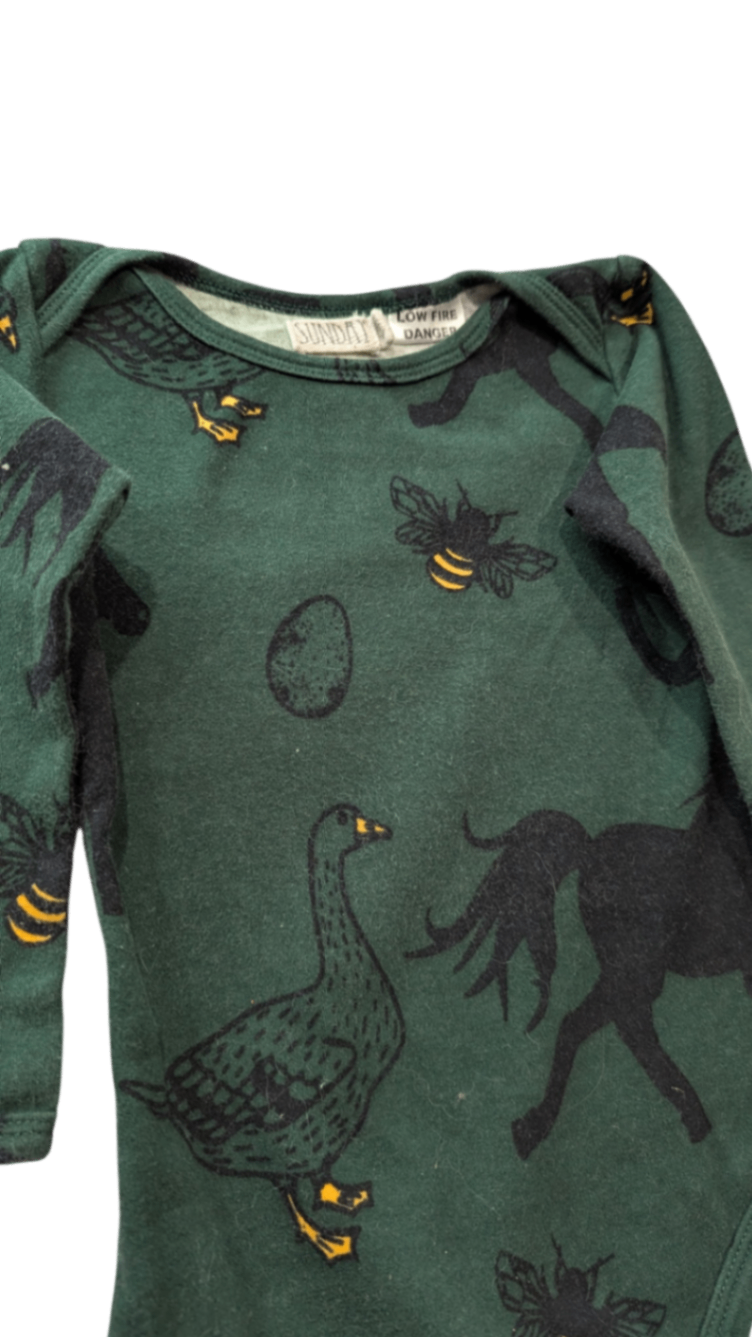SUNDAY Bodysuit, Green, 0