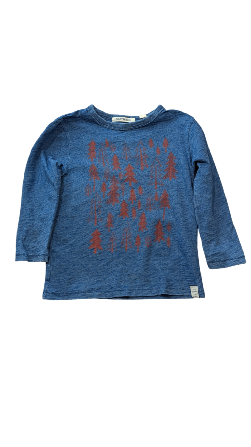 Country Road Long-Sleeve T-Shirt, Blue, 3