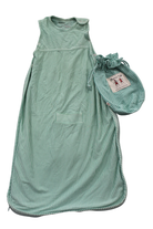 Merino Kids Sleeping Bag, Mint and white stripe, 0-24m