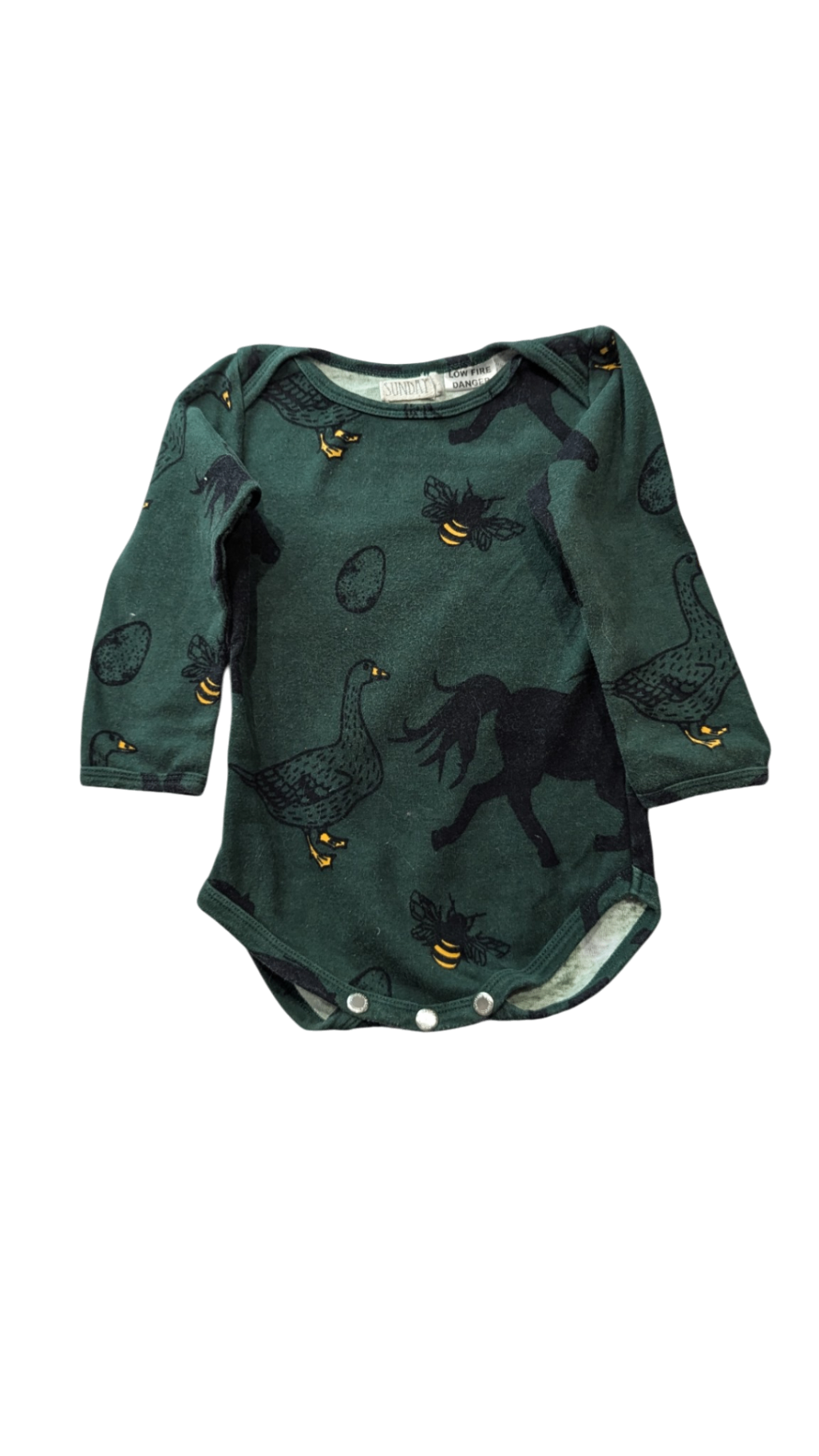 SUNDAY Bodysuit, Green, 0