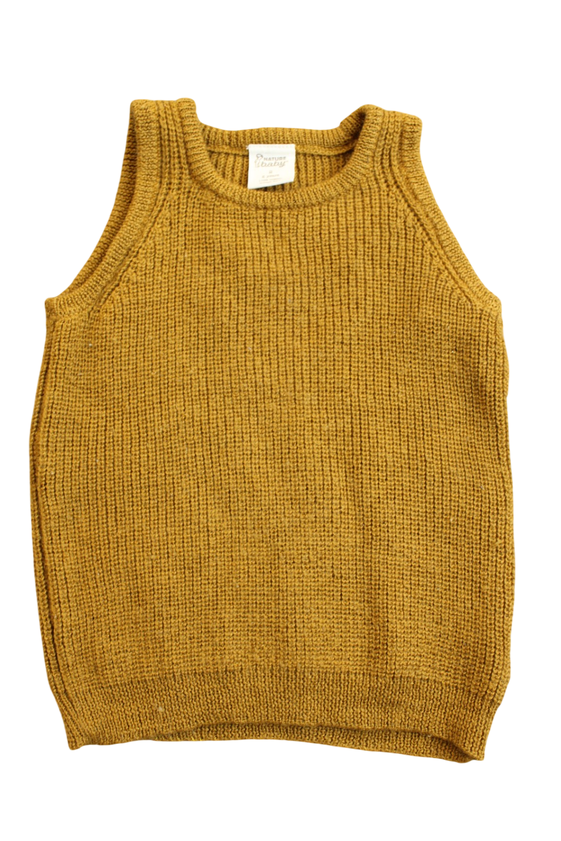 Nature Baby Vest, Ochre, 2