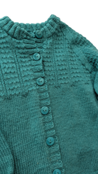 Handknit Knitwear, Teal, 3-4
