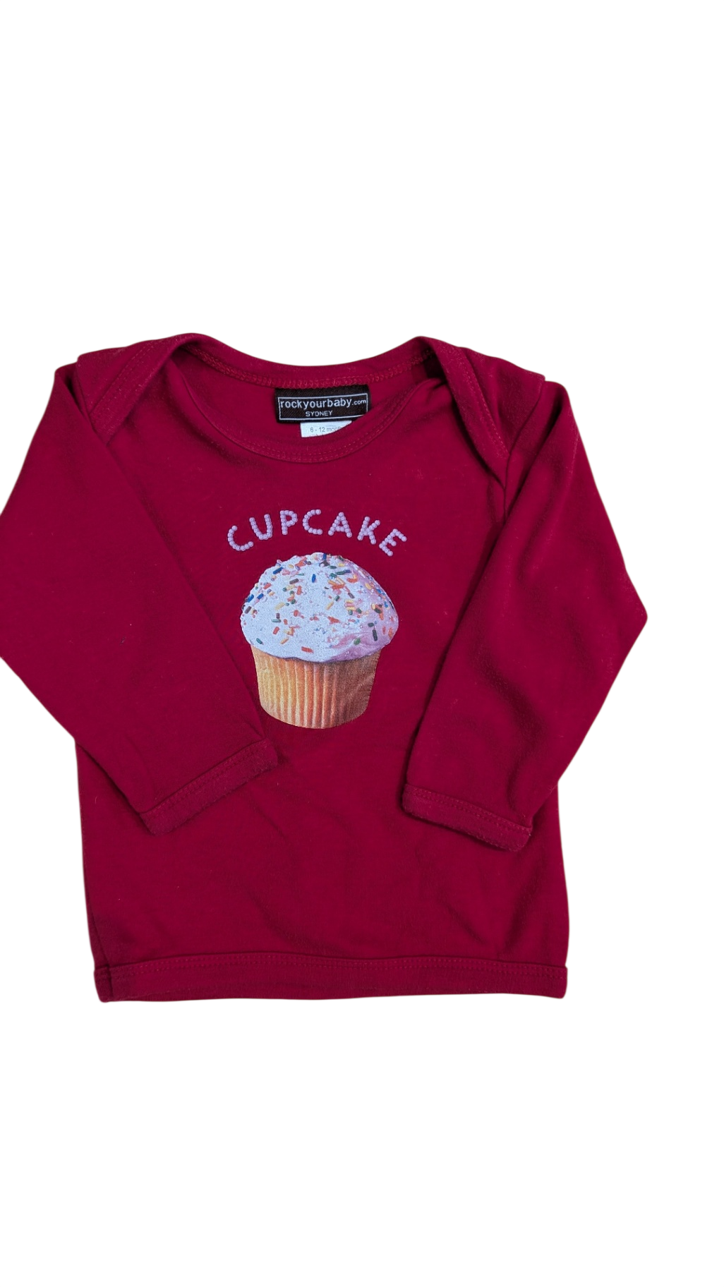 Rock Your Baby Long-Sleeve T-Shirt, red, 0