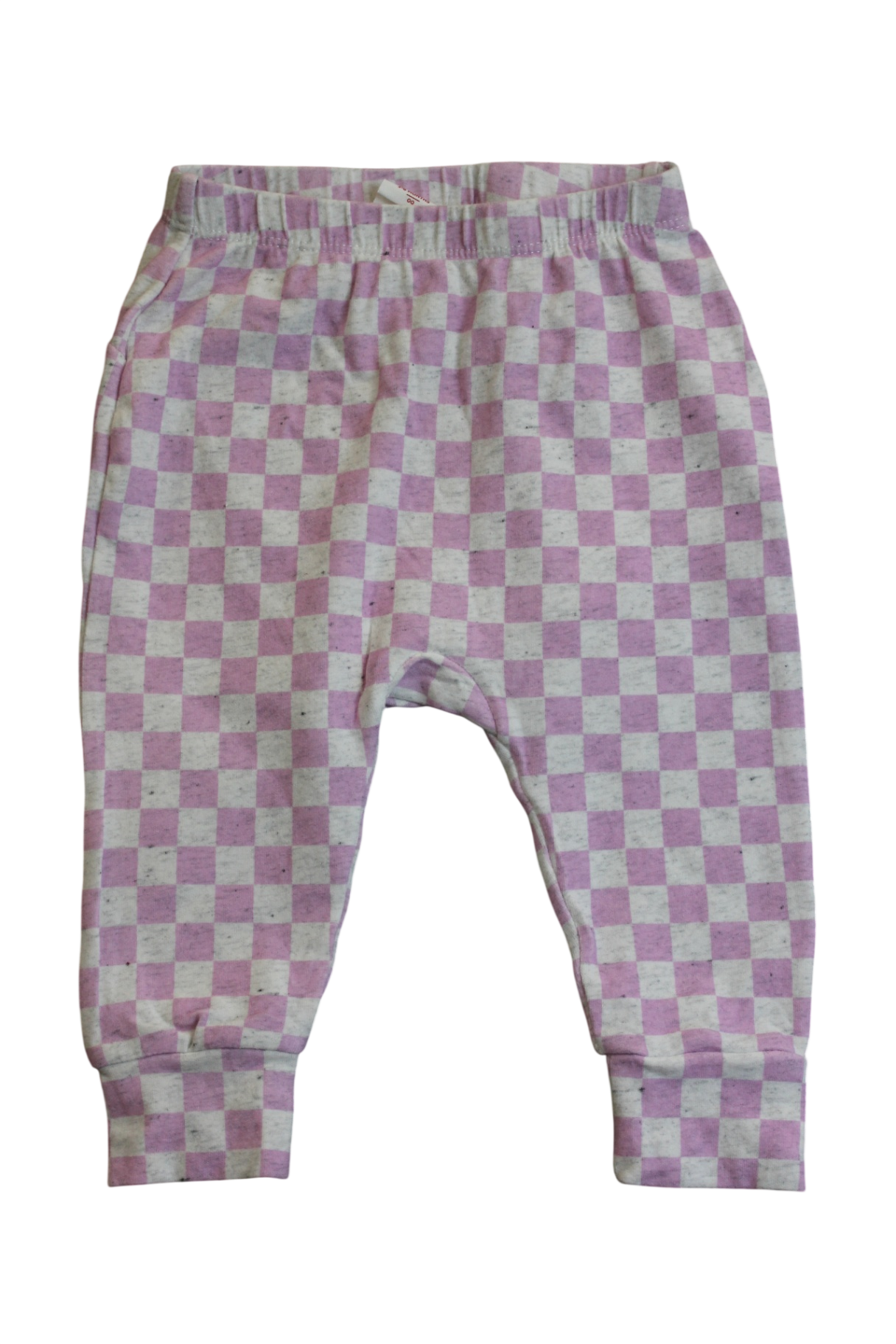 Seed Leggings, Pink and Grey check speckled, 00