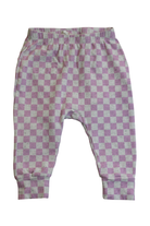 Seed Leggings, Pink and Grey check speckled, 00