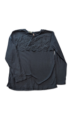 Zara Long-Sleeve T-Shirt, Dark Navy, 8