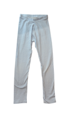 Zara Leggings, Light Blue and White, 10