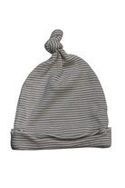 Susukoshi Beanie, Cream/taupe stripe, 0-3m