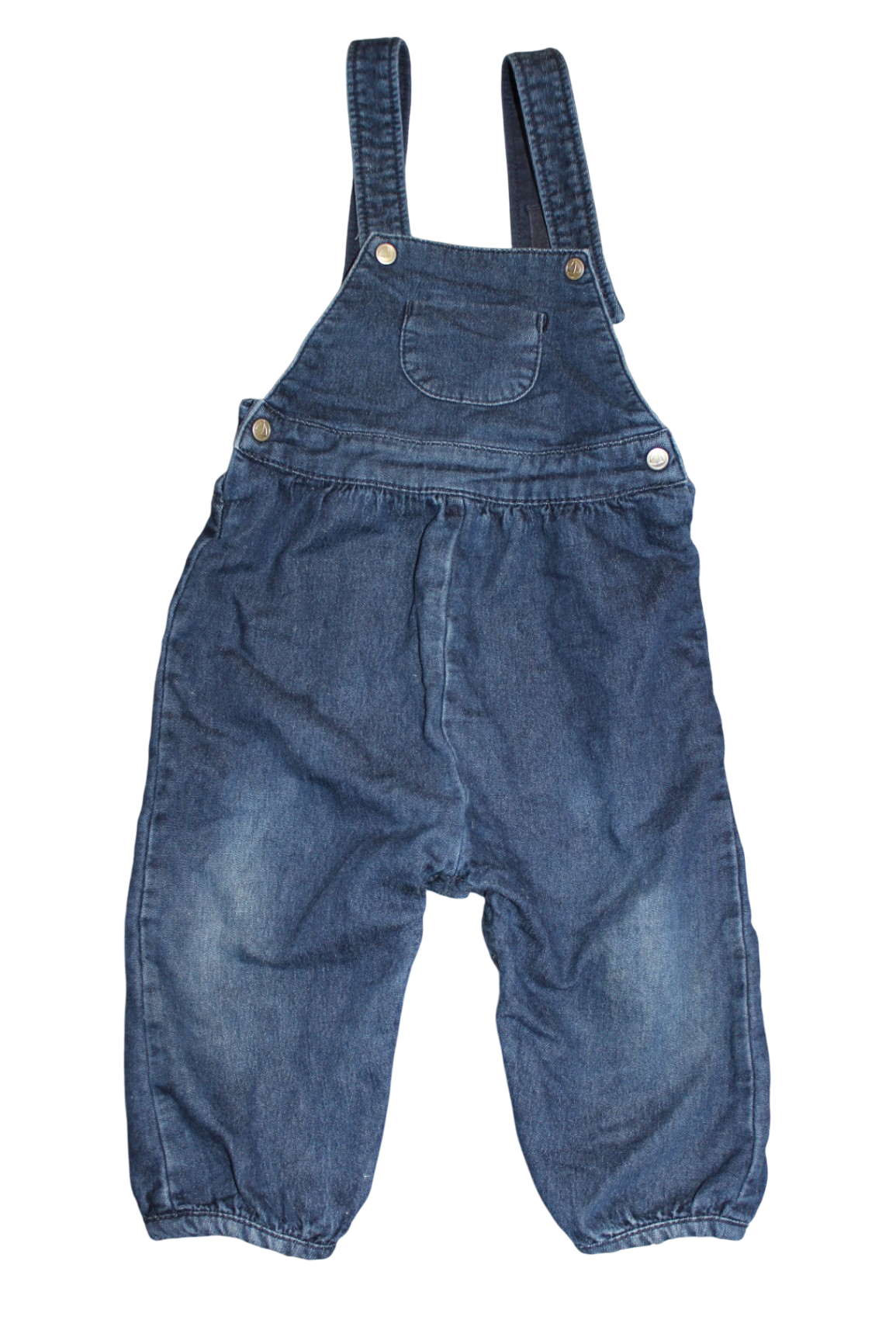 Petit Bateau Overalls, Blue denim, 1