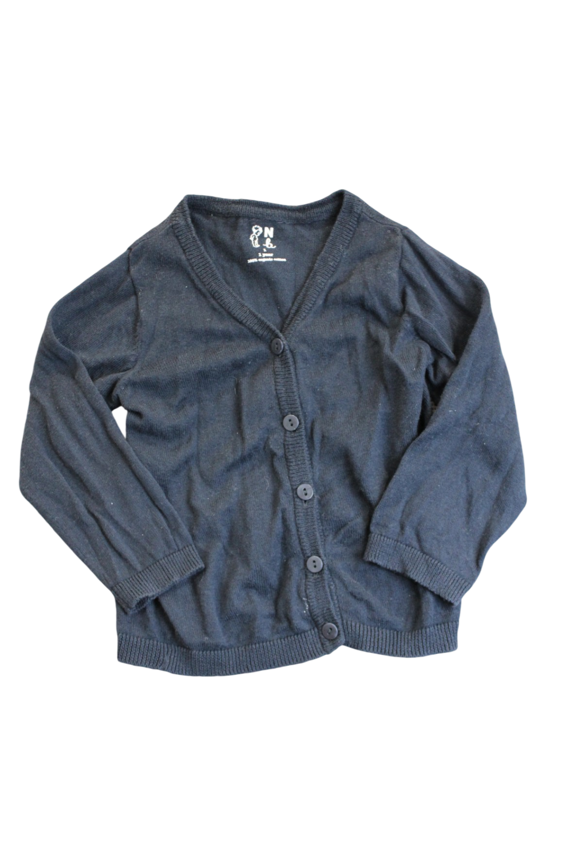 Nature Baby Cardigan, Navy Blue, 1