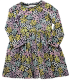 Milkshake Dress, Navy with floral print, 5