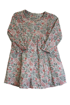 Purebaby Dress, White floral, 2