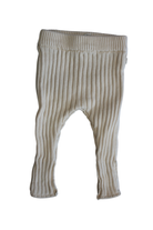 Nature Baby Knit Leggings, Cream, 000