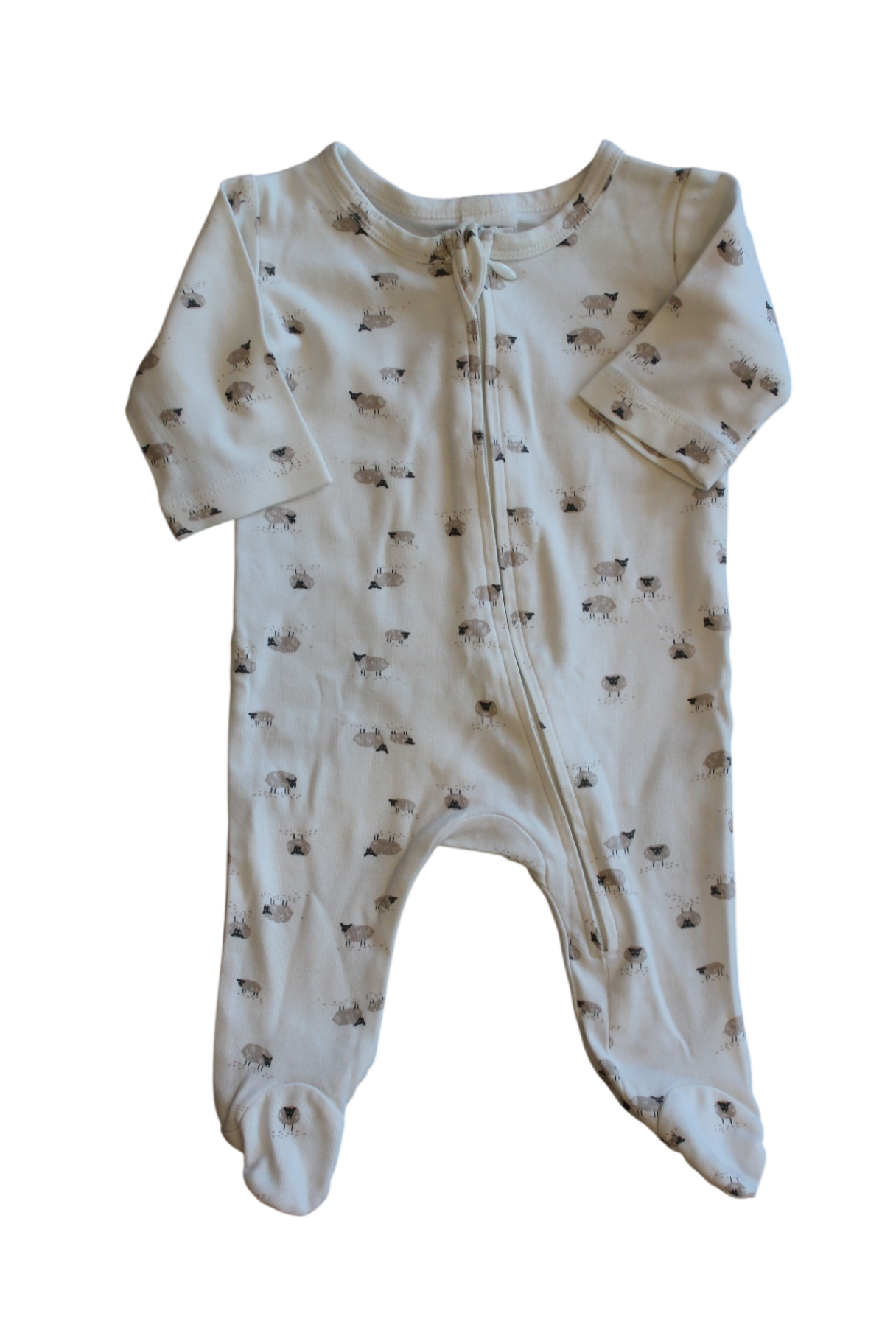 Bebe by Minihaha Jumpsuit, wite/sheep print, 0000